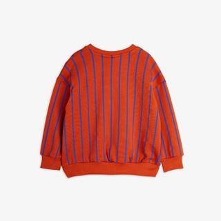 Vertical stripe sweatshirt