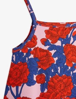 Peonies tank dress