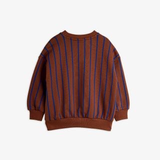 Vertical stripe sweatshirt