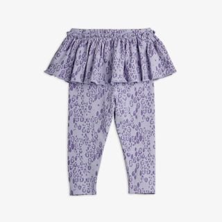 Mini Leopard Skirt Baby Leggings