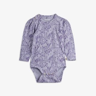 Mini Leopard Puff Sleeve Bodysuit