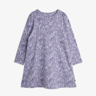 Mini Leopard Long Sleeve Dress