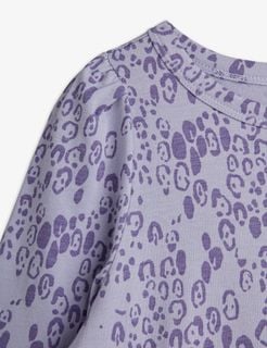 Mini Leopard Long Sleeve Dress