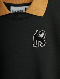 Panther Patch Collar Sweatshirt