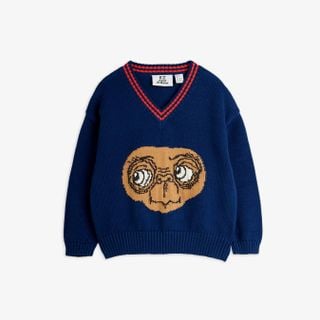 E.T. Intarsia V-Neck Sweater