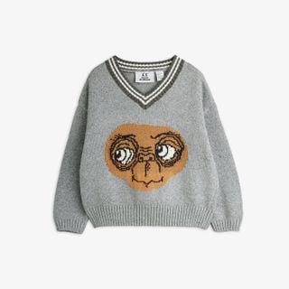E.T. Intarsia V-Neck Sweater