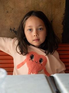 Heart In Shoes Chenille Sweatshirt