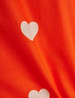 Hearts Woven Long Sleeve Shirt