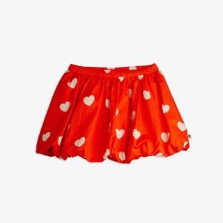 Hearts Woven Balloon Skirt