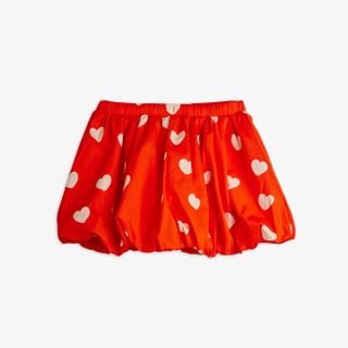Hearts Woven Balloon Skirt