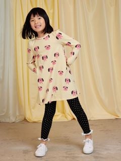 Doggies Long Sleeve Dress