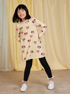 Polka Dot Lace Edge Tights