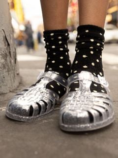 Polka Dot Frill Socks