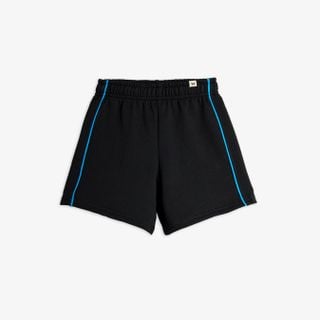 Plain Contrasting Piping Sweatshorts
