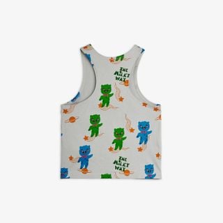Aliens Print Tank Top