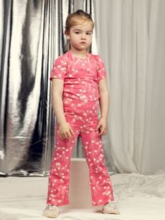 Starfall Print Flared Trousers