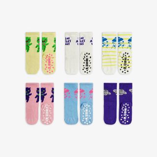 Alien 6-Pack Anti-Slip Socks
