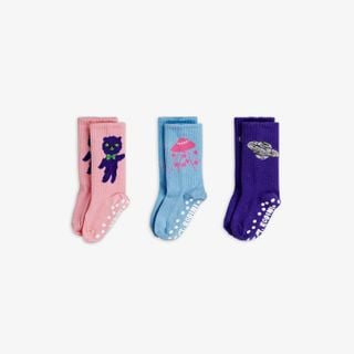 Planet 3-Pack Anti-Slip Socks