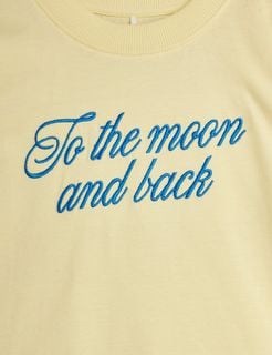 To the Moon Embroidered T-Shirt