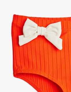 High Waisted Bow Swim Pants