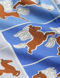 Horse Print Woven Dress