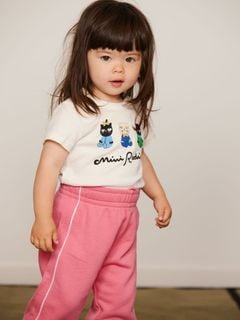 Plain Piping Sweatpants