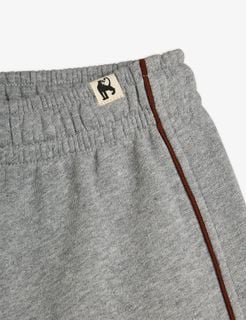Plain Contrasting Piping Sweatshorts