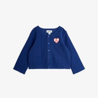 Lace patch cardigan