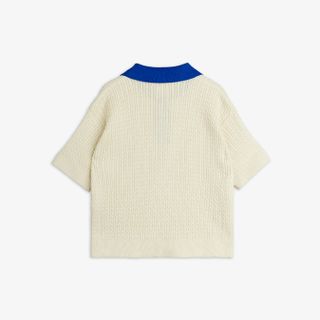 Cable Knit Polo Shirt