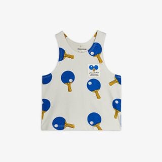 Table Tennis Print Tank Top