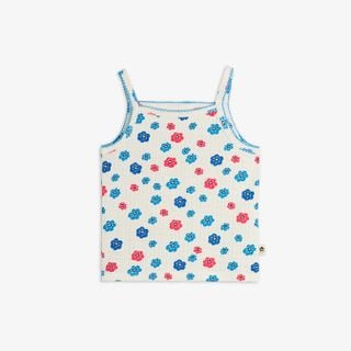 Flowers Pointelle Tank Top