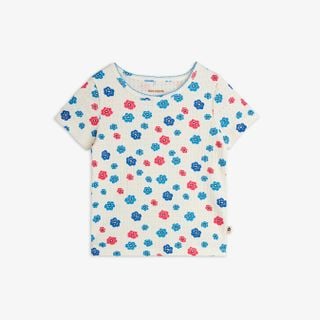 Flowers Pointelle T-shirt