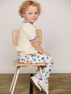 Flowers Pointelle Leggings