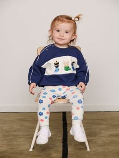 Flowers Pointelle Leggings