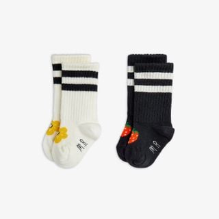 Strawberry 2-Pack Baby Strumpor