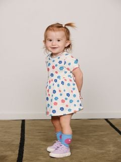 Flowers Pointelle Dress