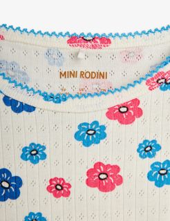 Flowers Pointelle Dress