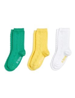 Pointelle socks 3-pack