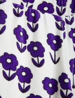 Spaceflower velour byxor