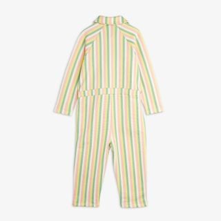 Pastelle stripe sweat jumpsuit