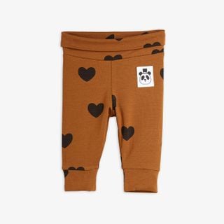 Basic Hearts Newborn Leggings