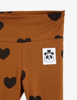 Basic Hearts Newborn Leggings