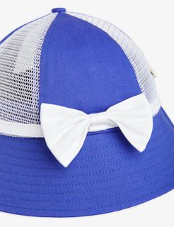 Bow mesh sun hat