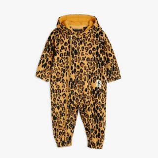 Leopard Fleece Onesie