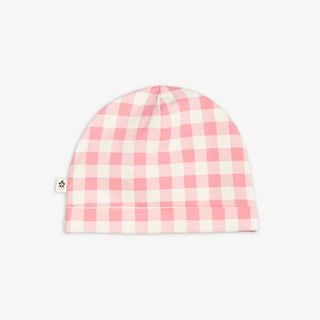 Gingham Check Beanie