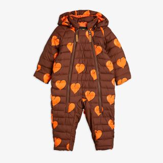 Hearts Padded Baby Overall