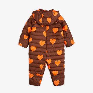 Hearts Padded Baby Overall