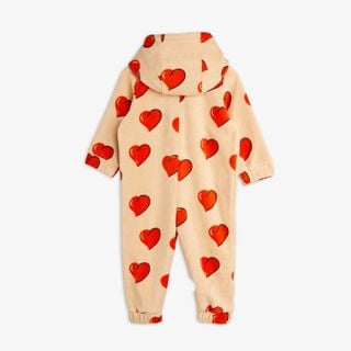 Hearts Fleece Onesie