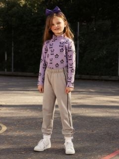 Panda Turtleneck Long Sleeve T-shirt