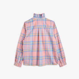 Check Adult Woven Flannel Blouse